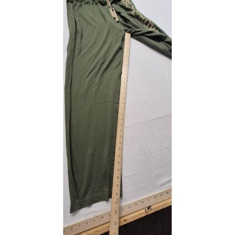 Browning women's olive green lounge pants drawstring logo on leg XL‎ - Picture 4 of 14